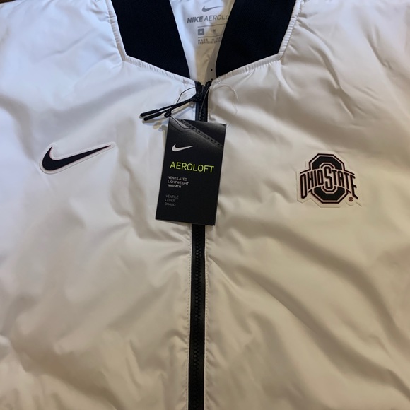 Nike Aeroloft Ohio State Buckeye Bomber Jacket Men - Picture 9 of 12